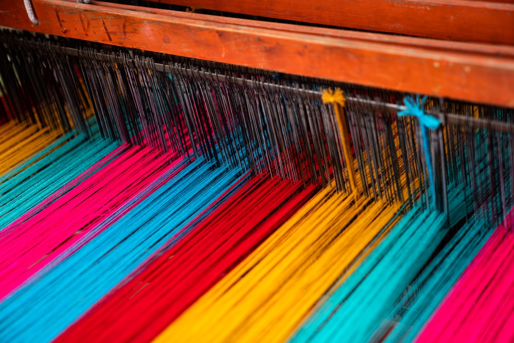 Murugan Pillai weaving Chinnalapatti cotton in Tamil Nadu